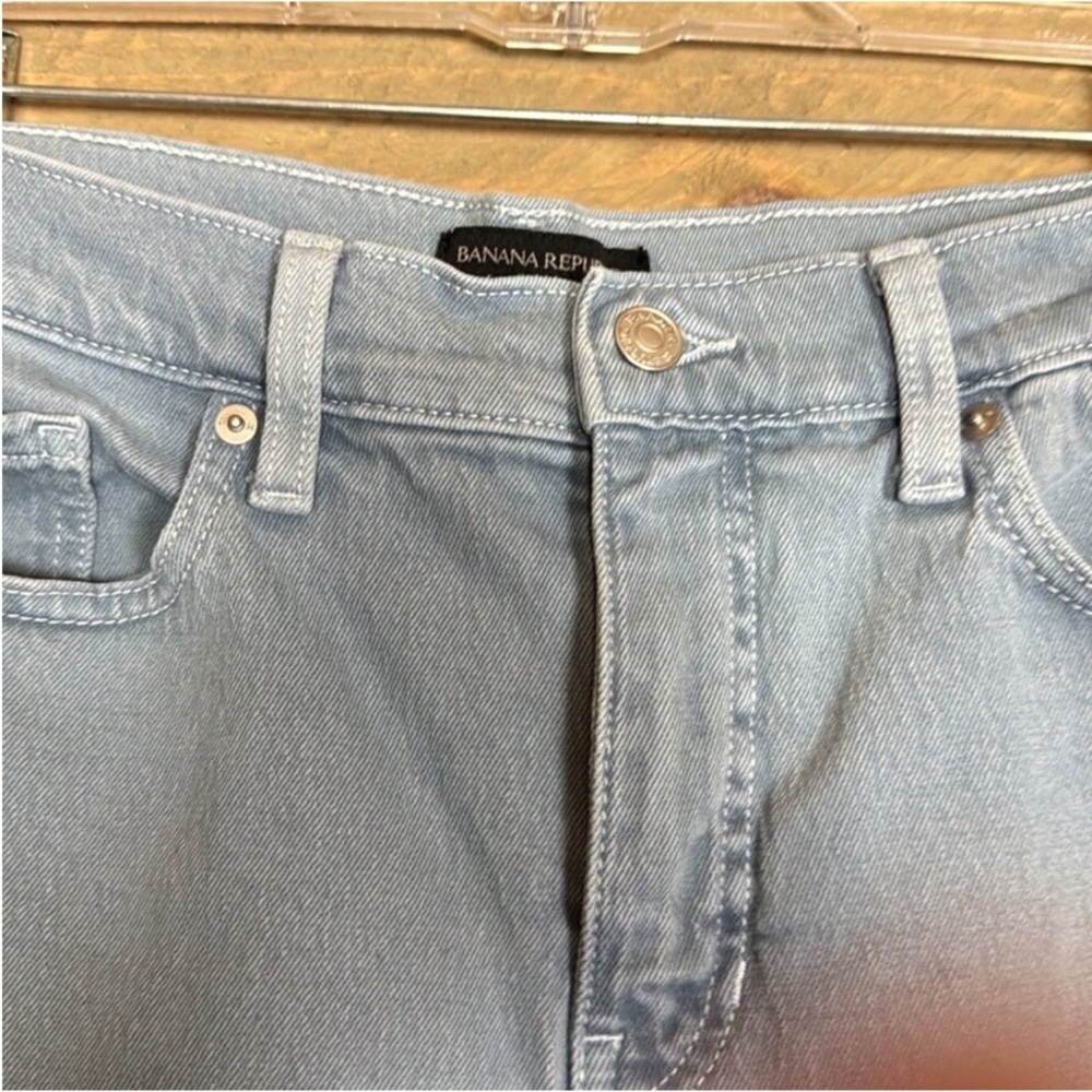 Banana Republic Factory Wide Leg Crop jeans Light wash Size 30 / 10 - Picture 7 of 12